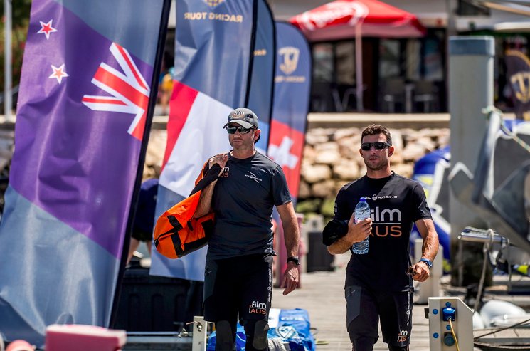GC32RacingTour's tweet photo. #somethingfortheweekend 
Behind the scenes from sunny ☀️☀️Portugal and the GC32 Lagos Cup 🇵🇹
#happypeople #welovesailing #gc32 https://t.co/AA5fGBD5oK