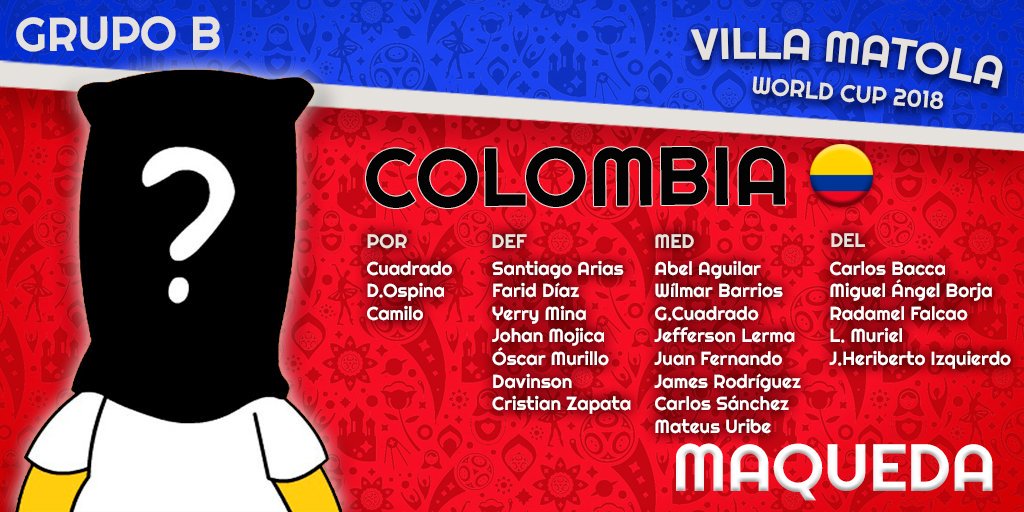 VillaMatola's tweet photo. @masmaqueda Colombia!! https://t.co/DZIEVviXvW
