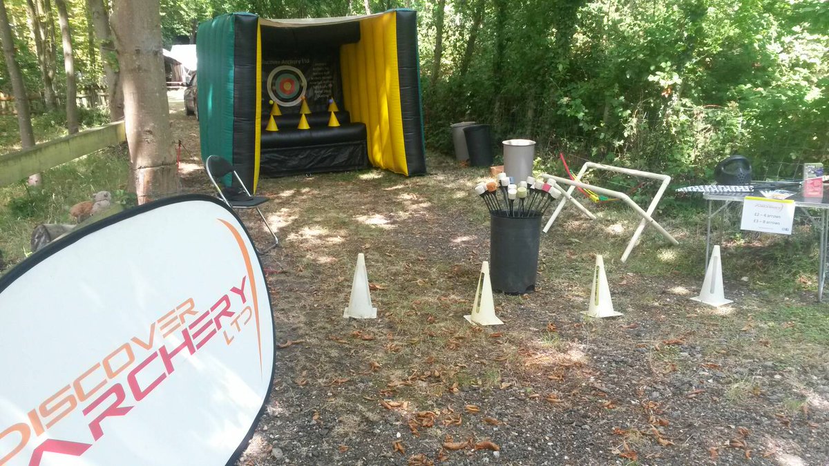 DiscoverArchery's tweet photo. Come and see us today at Knaphilll Village Show and try your hand at #hoverball #archery #Guildford #Woking https://t.co/ZUp5kWaonJ