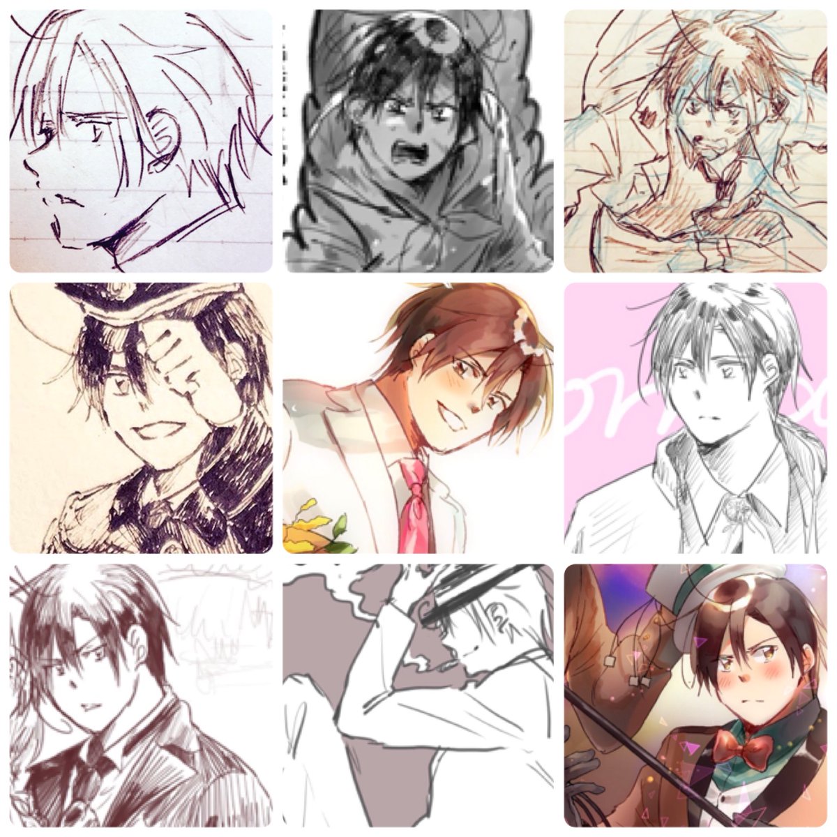 #今まで描いた中でも厳選カッコイイロヴィーノ・ヴァルガスを晒してください
夢女子かよレベルでロマーノさんにイケメン補正かけてしまうの許してほしい…
ロマーノ様生粋のイケメンだけどさ、、