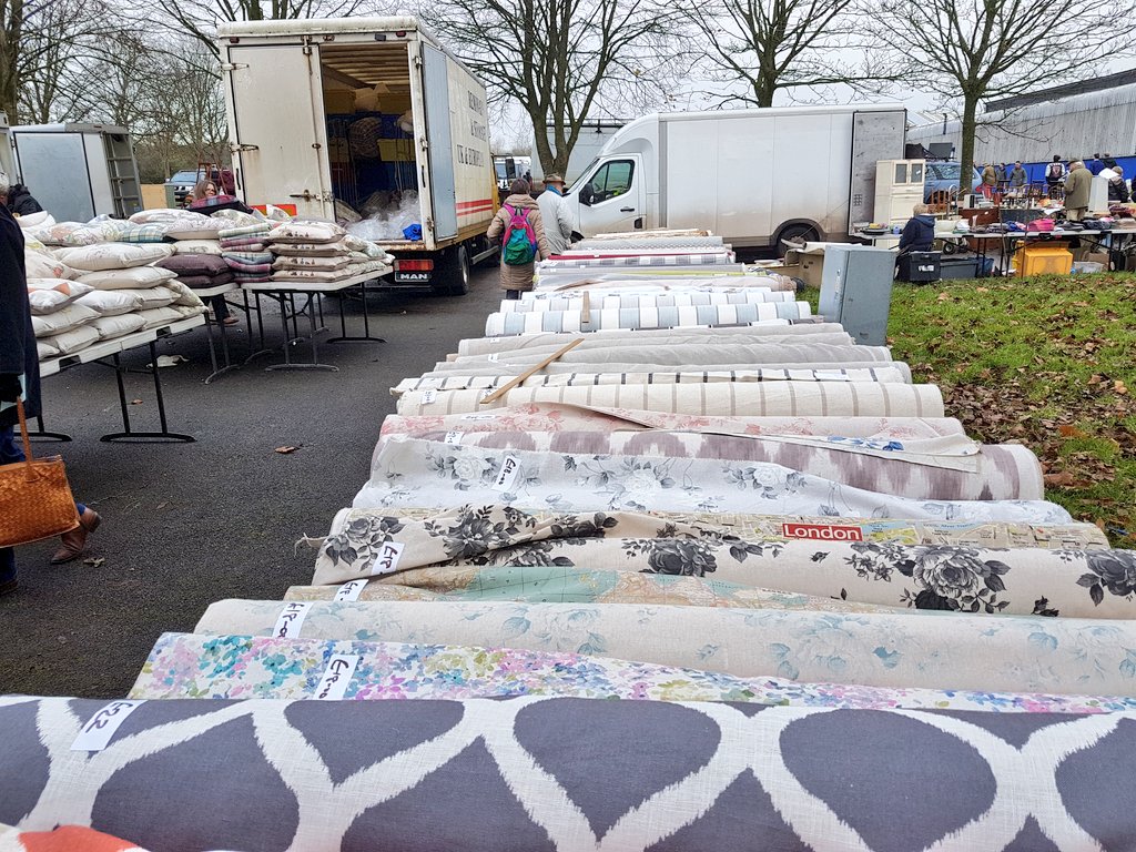 FoyandCo's tweet photo. Another beautiful weekend for The Giant Flea Market @BathandWest Showground Shepton Mallet tomorrow @sheptonflea loads of Beautiful Cushions and Fabrics #fleamarket #Sheptonflea #sheptonmallet #fabric https://t.co/80mt0dqsVA