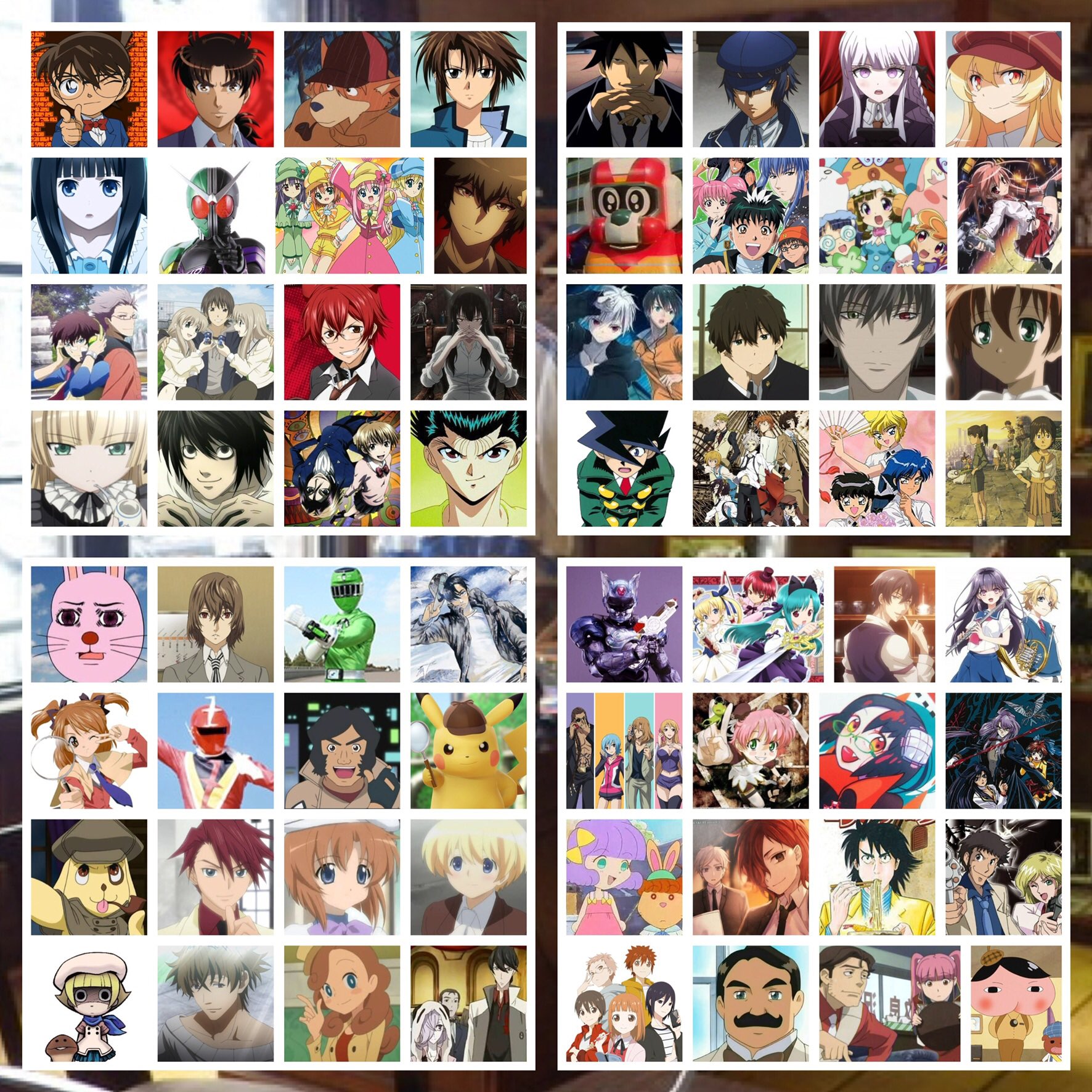 スシツネ No Twitter 探偵とは真実を求める者 完全版出来た 来年の探偵の日までに1000rtくらい稼ぎたい 難しいかな とりあえず目標にしよう コナン 金田一少年の事件簿 仮面ライダーw 幽遊白書 ペルソナ5 ダンガンロンパ 文豪ストレイドッグス 京都寺町