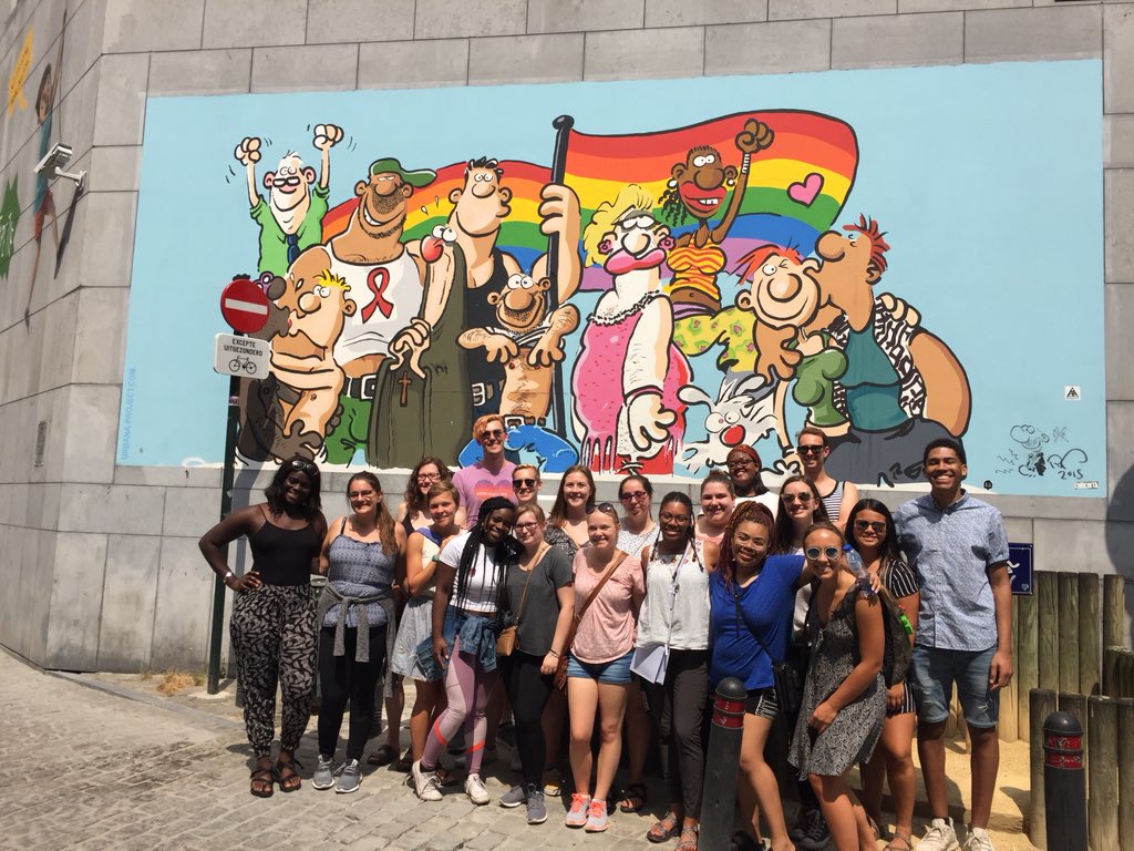 AmsterdamMSU's tweet photo. #MSU students studying #gender and #sexuality. #studyabroad #Brussels @CALMSU @MSUGenCen @MSUEnglish @spartansabroad @michiganstateu https://t.co/VjTWLXtB1D