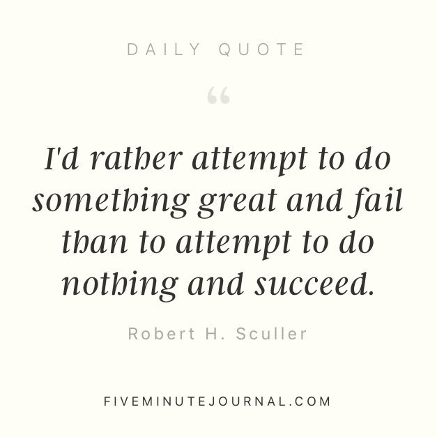 SemperSharkus's tweet image. risk = learning and growth, we learn through failure and adjust @5minutejournal #GrowthModel