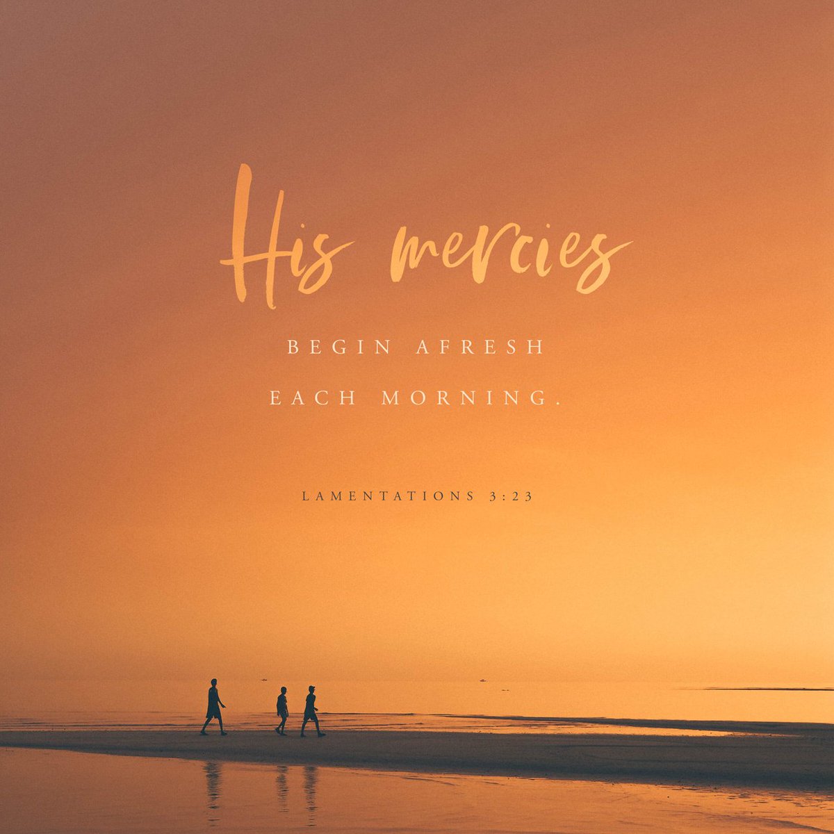 YouVersion's tweet photo. Great is his faithfulness; his mercies begin afresh each morning. https://t.co/LBaY6WQCgZ https://t.co/kyQBVY6l2u