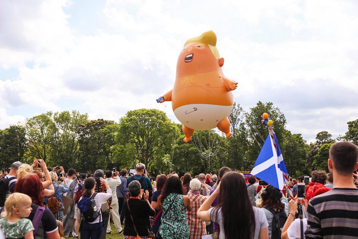 ScotStopTrump's tweet image. Hey Trumpy Trump. Yes no welcome here. We're packing out the meadows with thousands who think you and your politics are trash. #ScotlandAgainstTrump