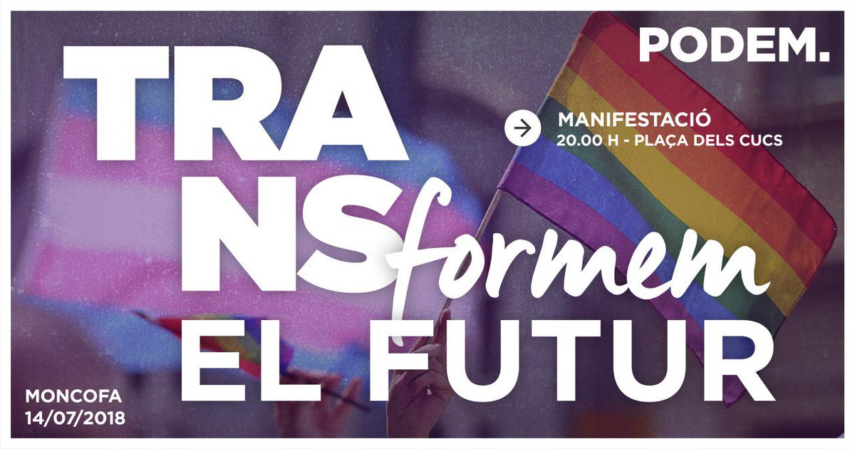 PlatEsqMoncofa's tweet photo. Avui Moncofa es tenyeix amb els colors de l'arc de Sant Martí, a les 20 sortirem als carrers de la nostra platja a defensar el dret a ser i pensar de manera lliure. 
@Podem_
@feminismeslgtbi
@ahorapodemos
#MoncofaOrgull2018
#TRANSformemElFutur https://t.co/Jbn3X94eKq