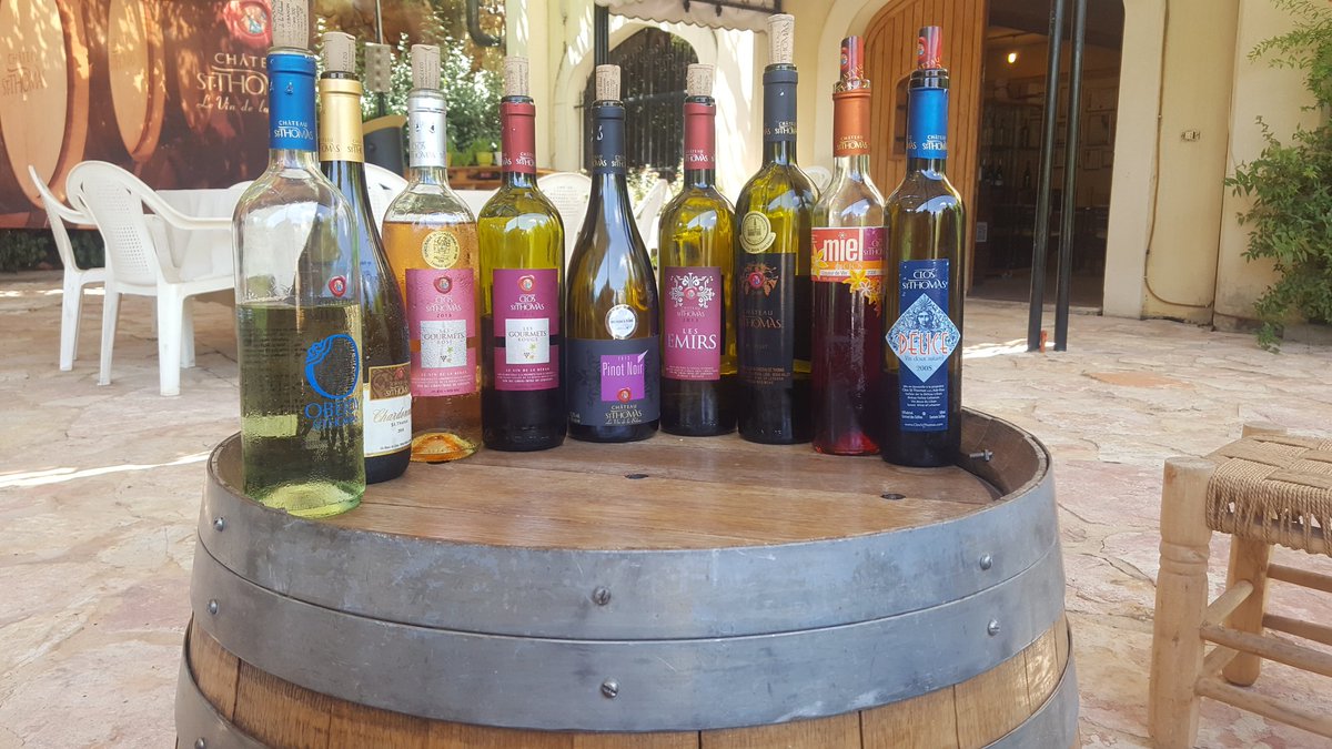 Started the day with some wine tasting at @ChateauStThomas ! A fine selection of white, rose & red wines including Chardonnay, Pinot Noir, mixtures of Cabernet Sauvignon, Syrah & Merlot; not to forget their tasty Miel made from Muscat.