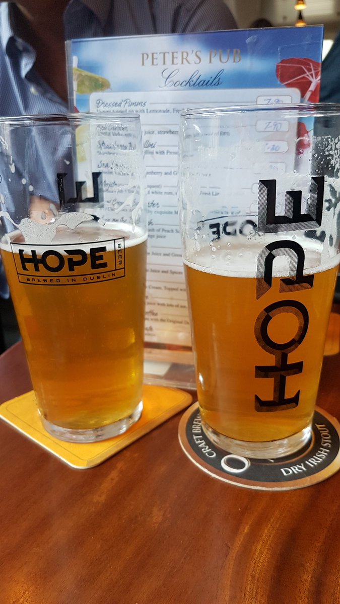 HopeBeerDublin's tweet photo. Great to see so many of our customers buying cans of #summersessionipa in @StephenStNews and if you walk another 20 yards you can get a pint @PetersPubDublin!
#summerindublin https://t.co/O3Z6U0wdux