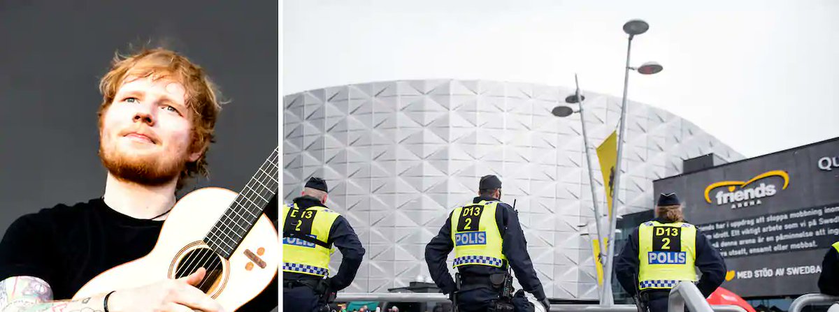 Expressen's tweet image. Pendelstationerna fortsatt avstängda – ställer till problem när 50 000 fans ska ta sig till Friends arena för att se Ed Sheeran. 
expressen.se/noje/fansens-o…