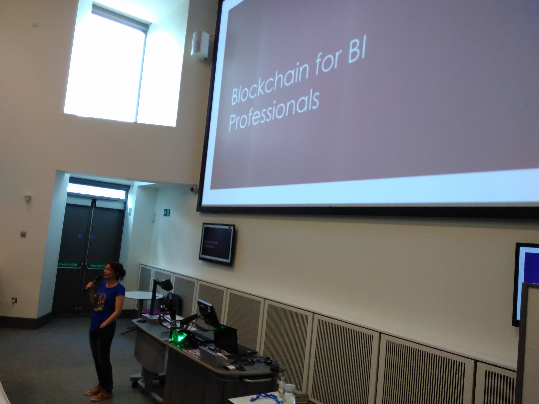 Interesting information still being gleaned in the afternoon at #sqlsatmanc @manssug. Blockchain demystified with the wonderful @jenstirrup https://t.co/LvgJH40Ine