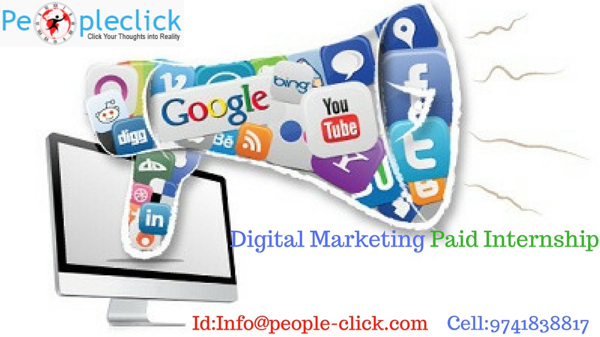 LatestDigital's tweet image. The Best #DigitalMarketing #Training in #Bangalore, with #Paid #internship with 100% Placement Support. Book Your Seat. 
Contact:+91 9741838817
Mail Id:Info@people-click.com