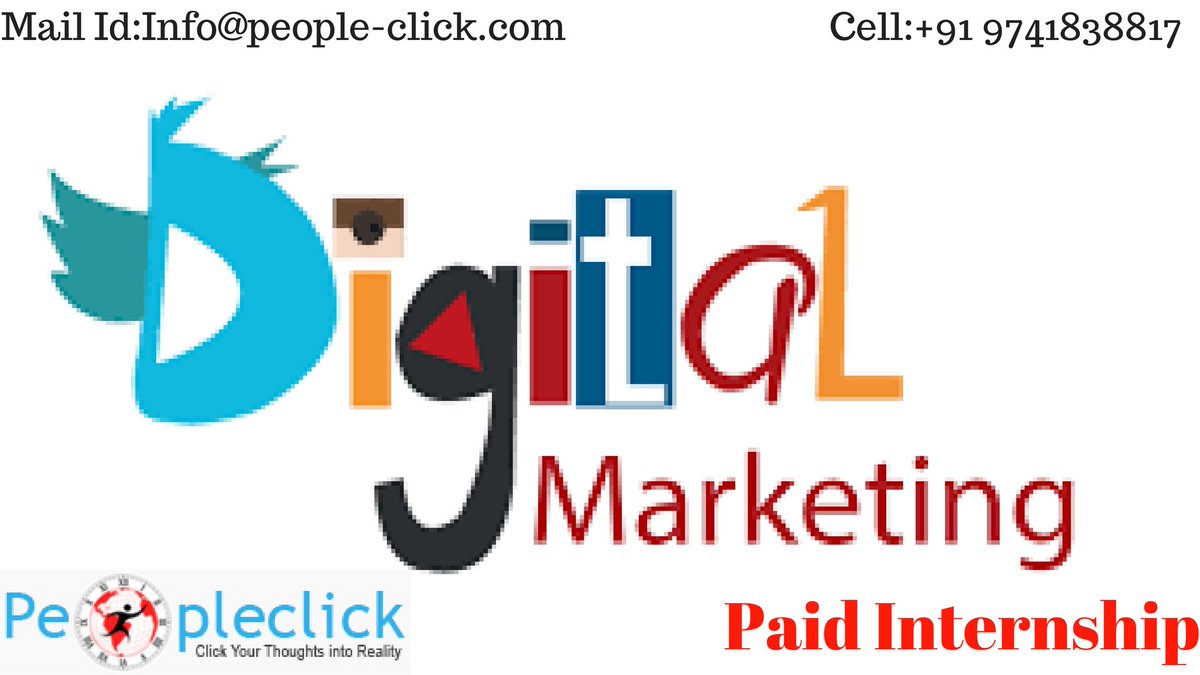 LatestDigital's tweet image. The Best #DigitalMarketing #Training in #Bangalore, with #Paid #internship with 100% Placement Support. Book Your Seat. 
Contact:+91 9741838817
Mail Id:Info@people-click.com