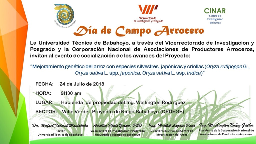 CORPNOARROZ.EC (@corpnoarroz1) on Twitter photo 