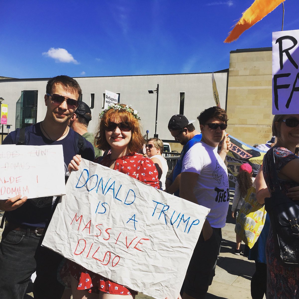 wordswithrosie's tweet image. The #DurhamMinersGala is an event that stands for solidarity, equality, workers’ rights, unity and justice. I can think of no better place to #ProtestTrump’s visit.