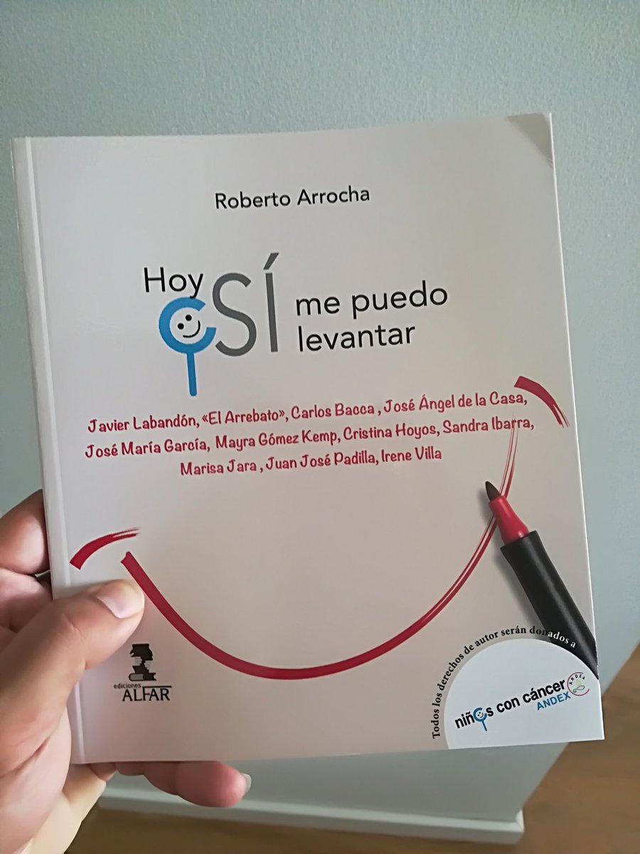 @RarrochaR Ya lo tengo. Buena lectura para una buena causa #HoySíMePuedoLevantar