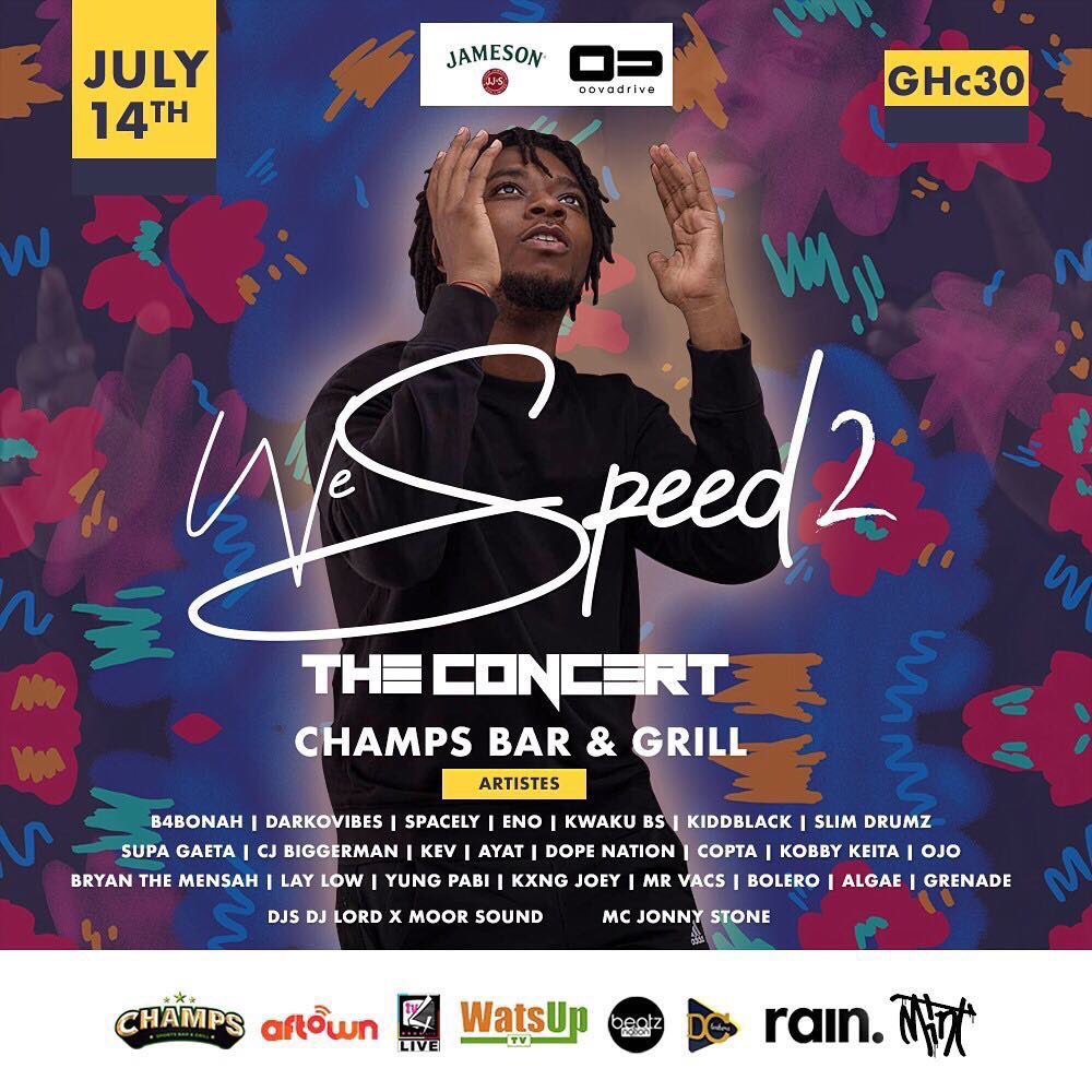 DJ_K3V's tweet photo. Y'all need to come check out my mans @SUPAGAETA tonight at @ChampsBarGh he's got something special ready for you!! #WeSpeed2Concert ๐ฅ๐ฅ https://t.co/D0RMk3bViS