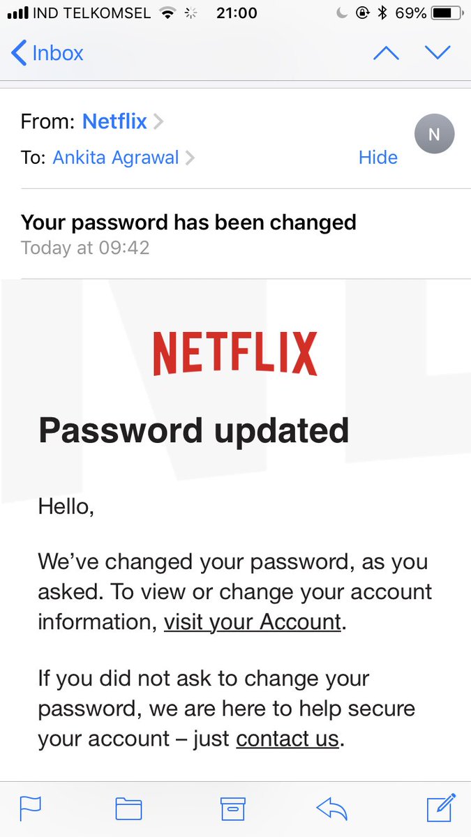 Ankita Agrawal (@ankita_delhi) on Twitter photo Hi <a href="/NetflixUK/">Netflix UK & Ireland</a> - someone from Venezuela has signed into my account, changed my password and now changed my email as well. So I can’t reset through your website and am totally logged out. Please help. Hi <a href="/NetflixUK/">Netflix UK & Ireland</a> - someone from Venezuela has signed into my account, changed my password and now changed my email as well. So I can’t reset through your website and am totally logged out. Please help.