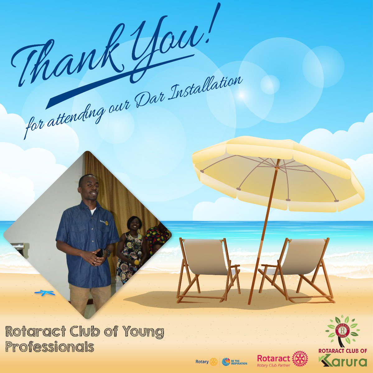 RotaractKarura's tweet photo. #Darchronicles , the goodness with the #Rotary family is you receive love wherever you go and make new friends, we are grateful to have had you in the installation @RctWestlands @RctAlphaTz @rcyptz @MwombekiA RAC Rafiki #rotaractlove #BeTheInspiration https://t.co/cgYPF75o3e