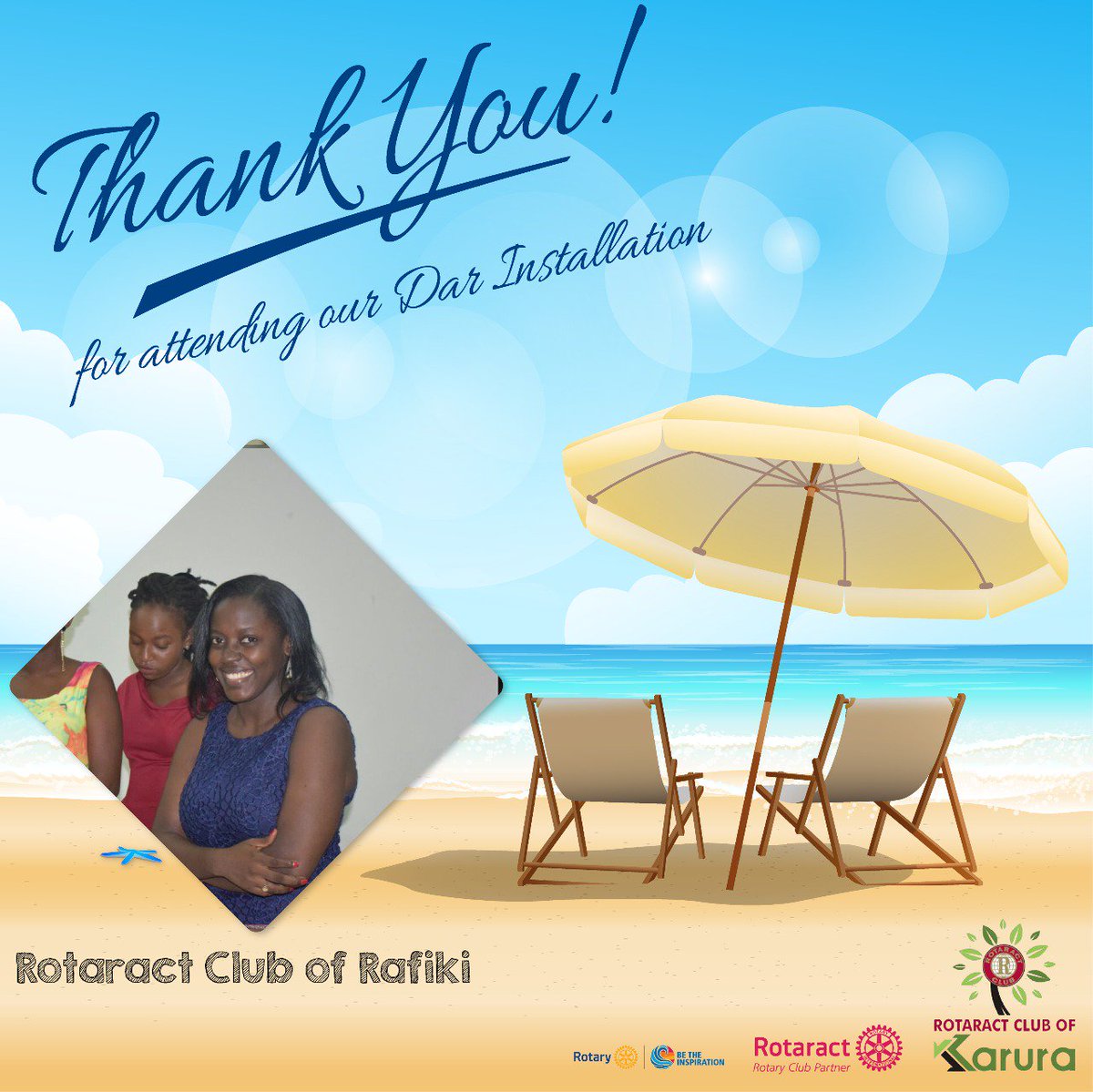RotaractKarura's tweet photo. #Darchronicles , the goodness with the #Rotary family is you receive love wherever you go and make new friends, we are grateful to have had you in the installation @RctWestlands @RctAlphaTz @rcyptz @MwombekiA RAC Rafiki #rotaractlove #BeTheInspiration https://t.co/cgYPF75o3e