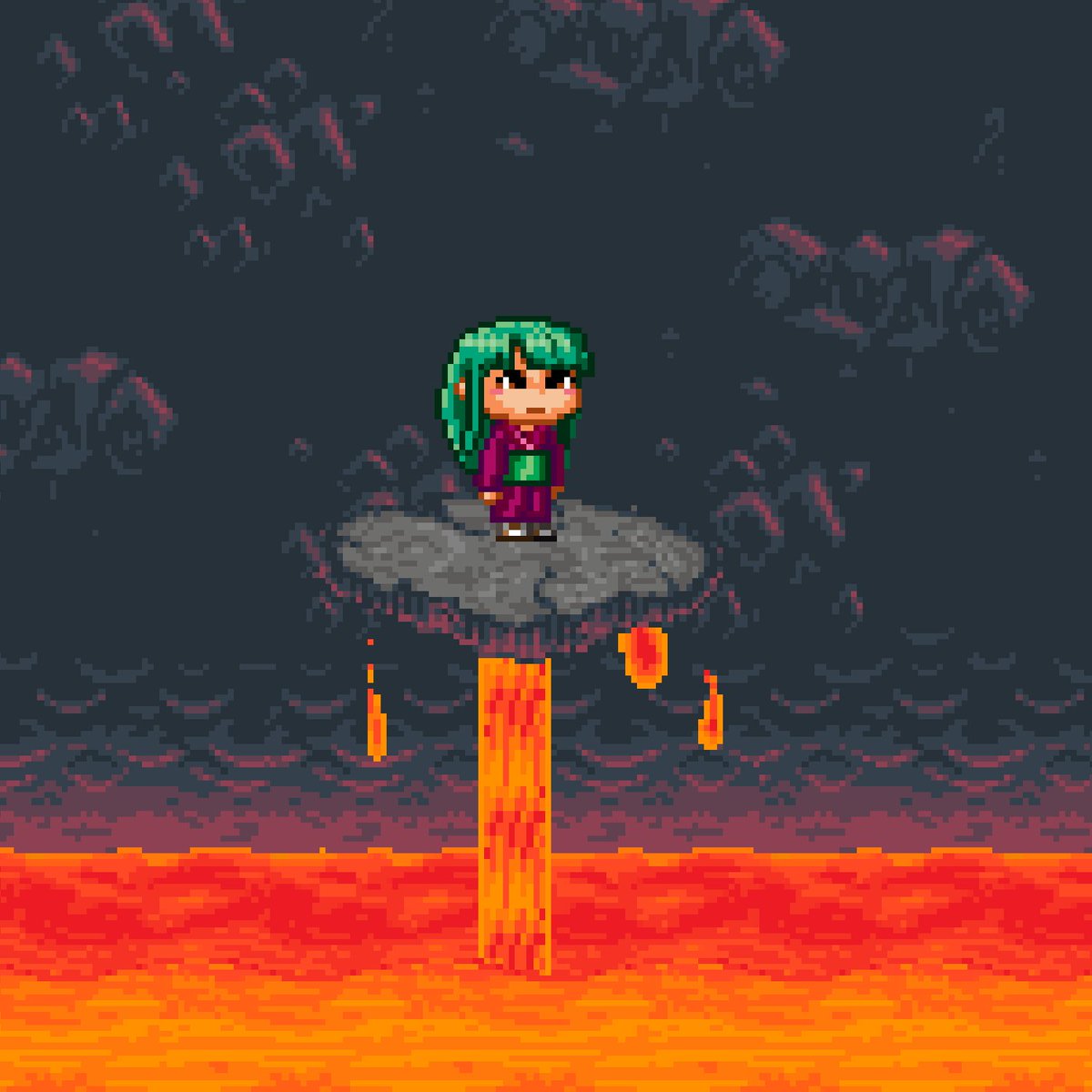 StudioStobie's tweet photo. Of course Rising Dusk wouldn't be a platfoming game without a lava based level.
#pixelart #indiegame #screenshotsaturday #lavalevel #yokai
https://t.co/LiDMu3jcMg https://t.co/MDmibf9FQy