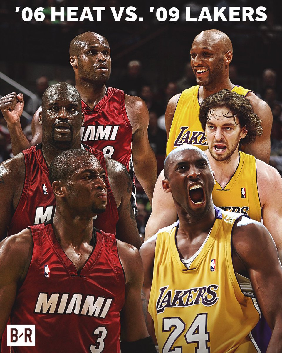 BleacherReport's tweet photo. Shaq was traded to Miami on July 14, 2004. Who you got? https://t.co/RsBDDZpsj4