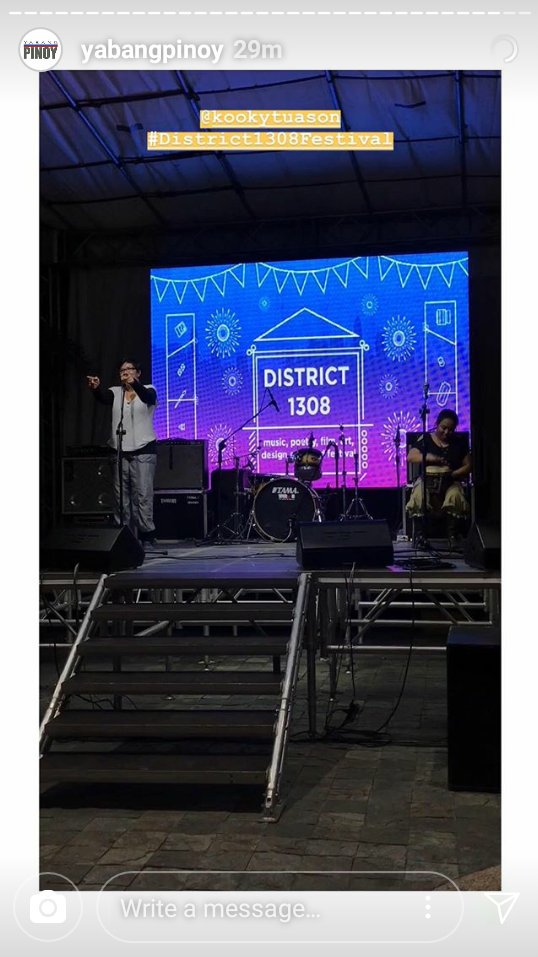kookytuason's tweet photo. Thank you Yabang Pinoy and District 1308 😊🤗

#spokenword #poetry #romancingvenus #women #kookytuason #martytengco #yabangpinoy #bluebaywalk #manilaph https://t.co/Oh1cMDcf9Z