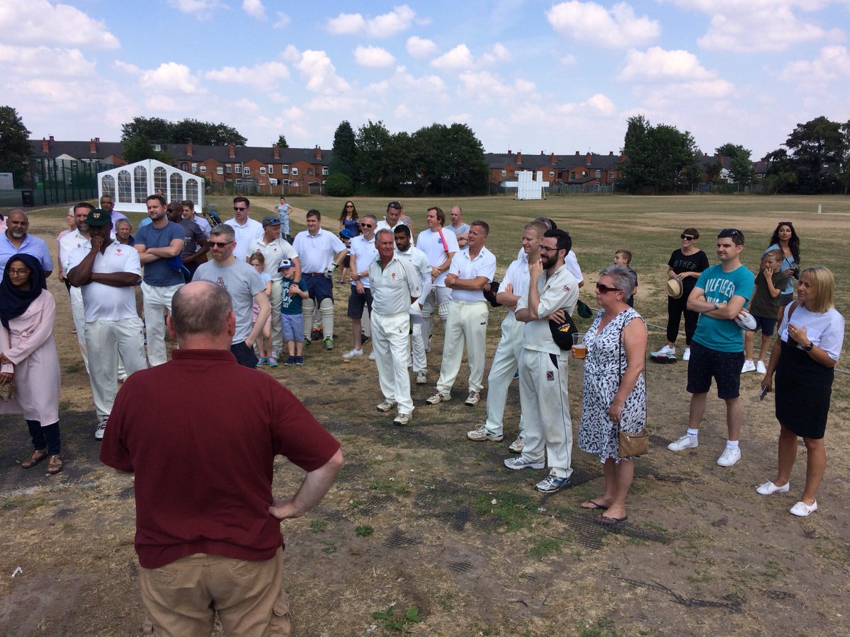 KEVIAston's tweet photo. Old Boys cricket match and BBQ. Wonderful to see so many AstonOldEds https://t.co/aQNXlE5LG0