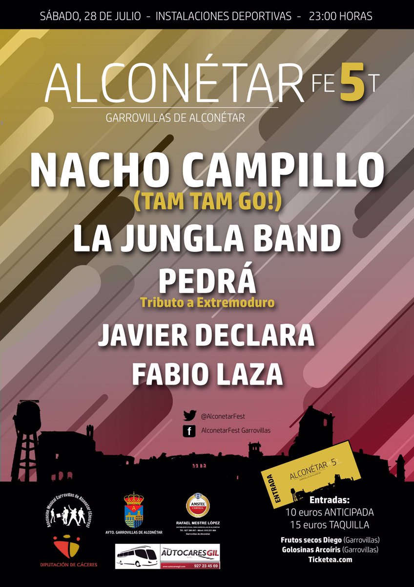 Alconétar Fest Más información y entradas en: alconetarfest.com