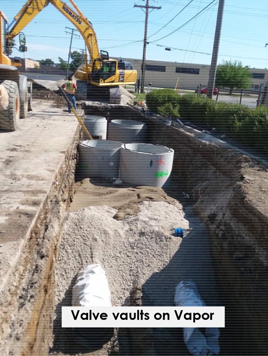 ChicagoEngineer's tweet image. Parallel water main.  Mgn and Niles