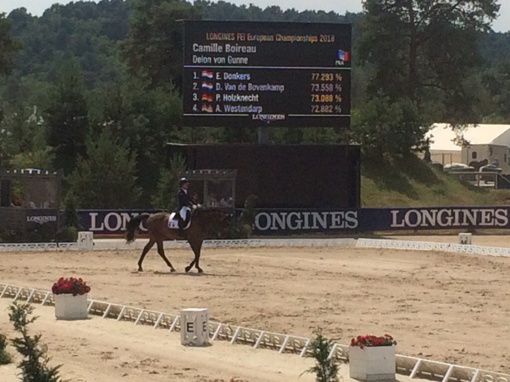 FRA_Equitation's tweet photo. #ChEu #FTB2018 #dressage
67,617 pour Camille boireau dans l’épreuve indiv. Juniors 🇫🇷👍 https://t.co/Q49pLEVhvk