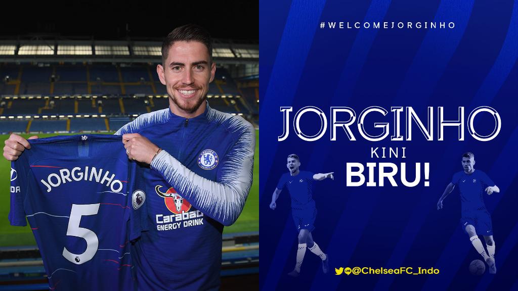 Welcome to @ChelseaFC, Jorginho 💞💙⭕