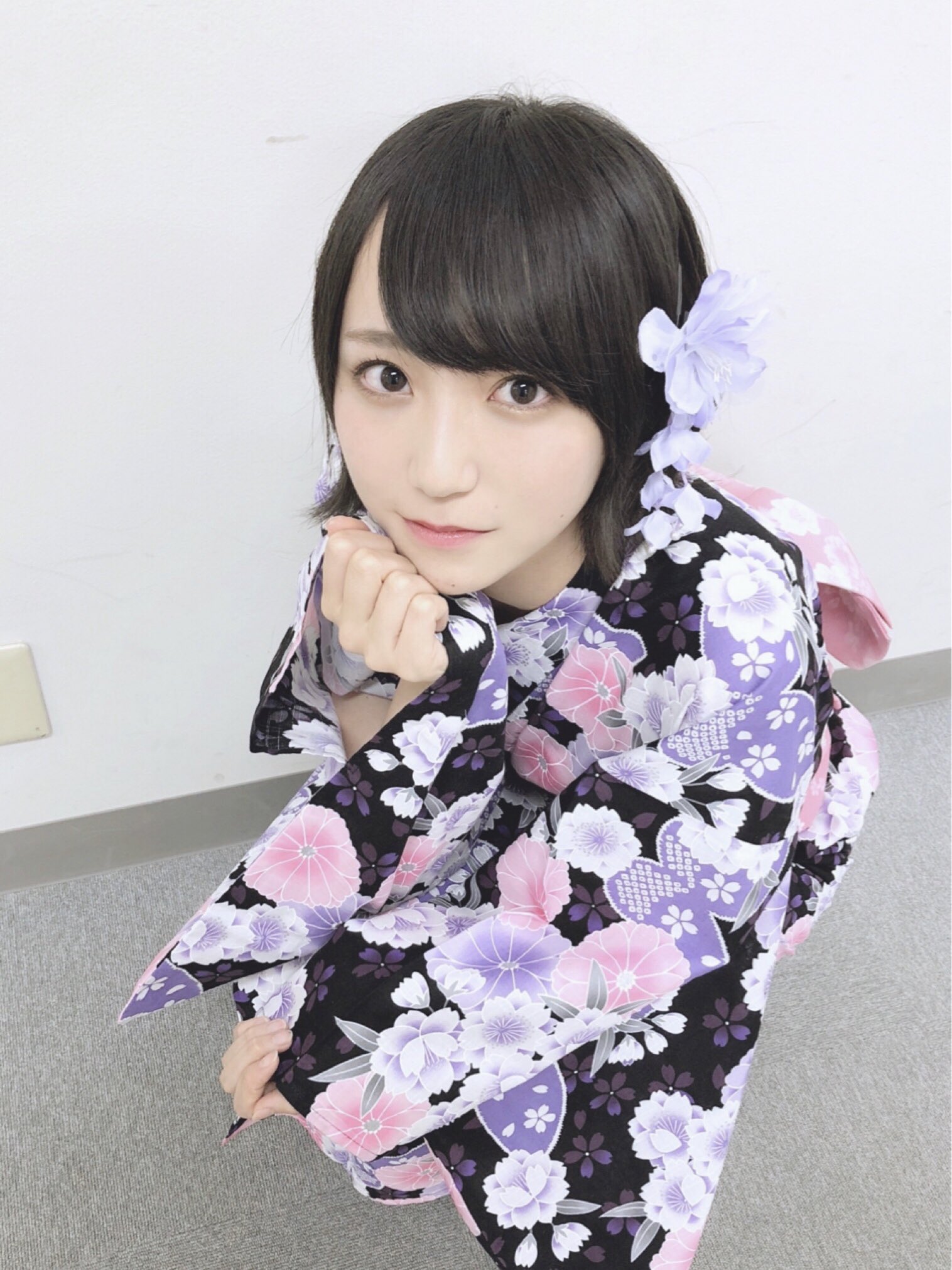 【限定】イコールラブ　イコラブ　生写真　野口衣織　浴衣　24girls お渡し会 イコールラブイコラブ生写真野口衣織浴衣24girls お渡し会うなじ