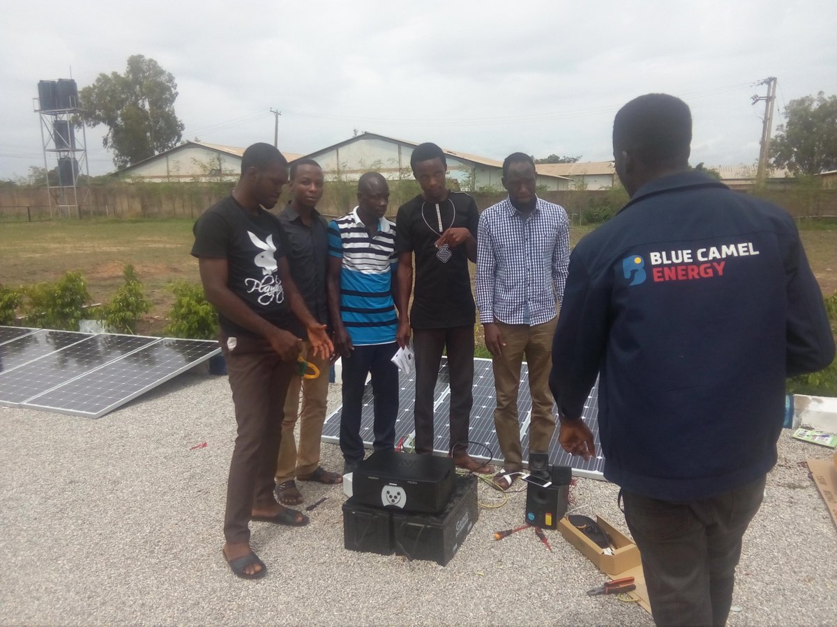 grecopowerltd's tweet photo. And today makes it the 6th day for #SPVIS training. The joy part  is that we believe trainees are on their journey to become an #Energy certified installer and also to carry out #Supervision....
@Renegade_Enigma @REANigeria @giz_gmbh @FMPWH https://t.co/hNm9nmCLEJ