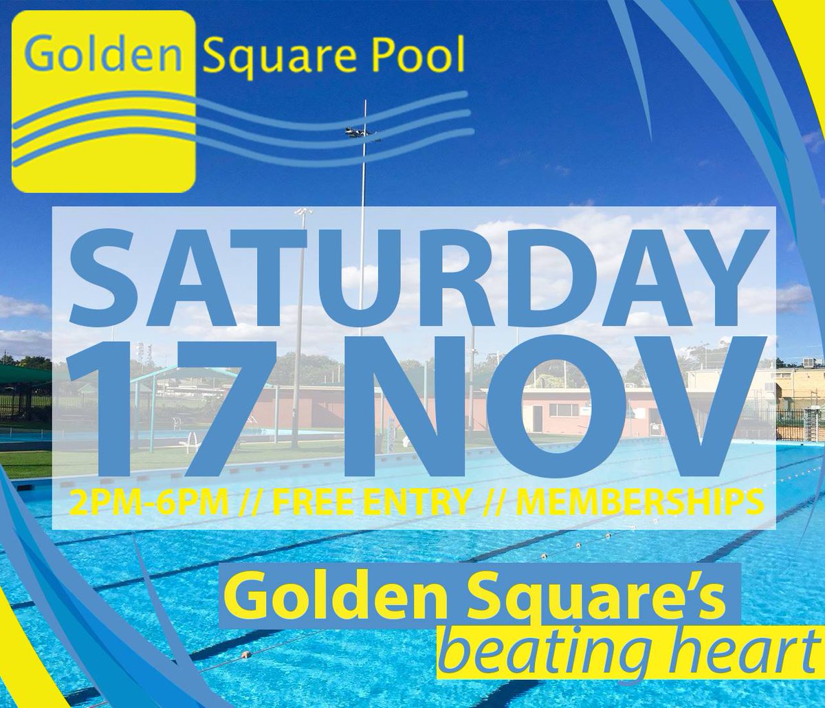 Four months to go until Opening Day... WHOOOO!
Season 2018/2019 info at goldensquarepool.com.au
#GSPool #GSPool1819 #Bendigo #ExploreBendigo