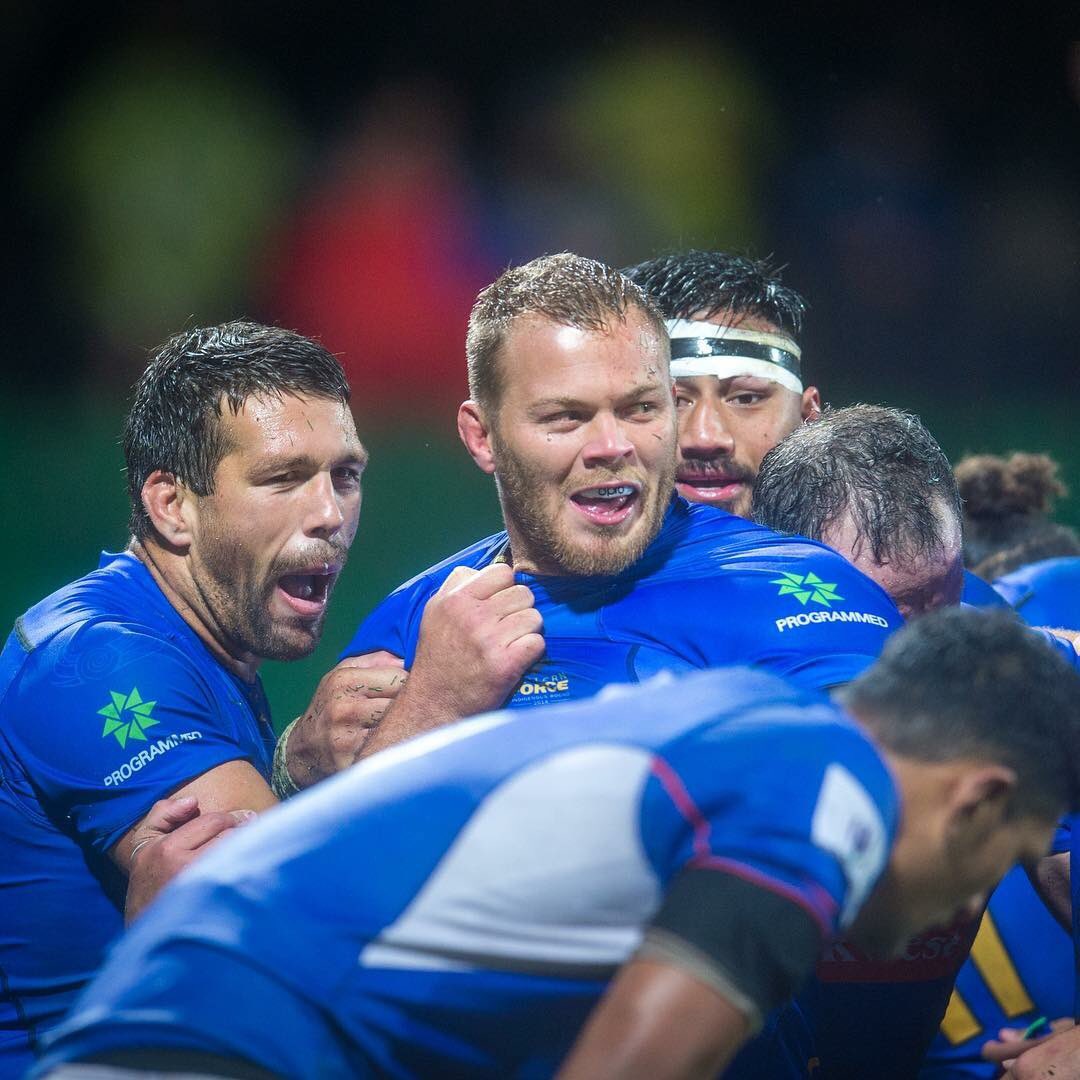 Wsr's tweet photo. FULL TIME. Western Force get the win 33-5 over Apia, Samoa in Game 5. #WorldSeriesRugby #FORvAPI https://t.co/qr9vr8Gbj0
