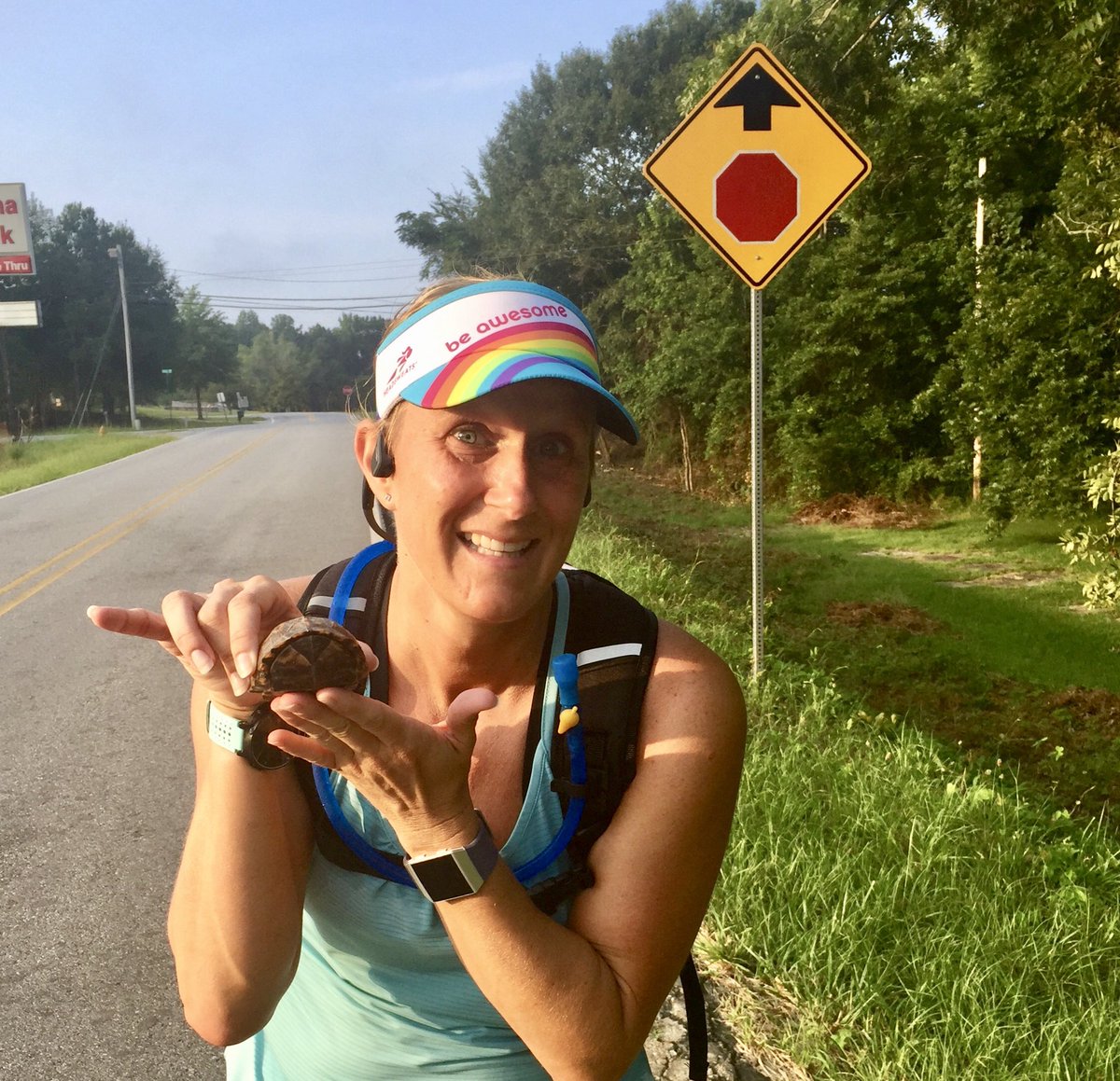 5k_chick's tweet photo. 1️⃣4️⃣ ✨ Longest distance I’ve ever run! I know hard to believe with all the running I do, but 13.1 has been as far as I would go! 😊🏃🏼♀️💦 #savedaturtle🐢 #ranbridges #ranhills #smashedmyolddistance #summerdays☀️ #runningwithfriends #1200milesin2018 #rungoals2018 https://t.co/JgCbYgKaBv