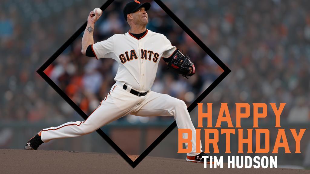 Happy Birthday to Tim Hudson!  