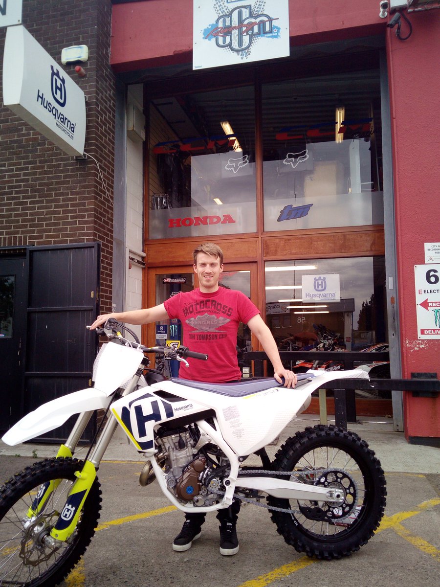 Absolutely delighted to collect our 2018 @Husqvarna1903 FC 350 from <a href="/CCMRACINGDUB/">CCM RACING</a> Now, to get it out for a few laps!! #motocross