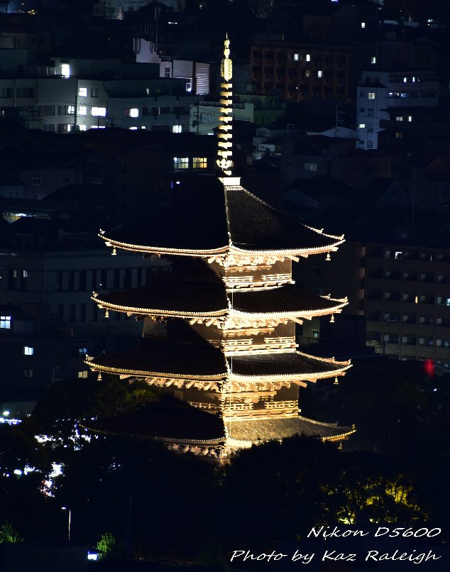 Kaz Raleigh A Twitter 京都駅を手前に広がる南の夜景 京都のシンボルから写す金色に輝くもう一つの京都のシンボル 遠くにひっそりと存在感をかもし出す伏見桃山城 ー 京都駅 京都タワー 五重塔 東寺 伏見桃山城 夜景 京都