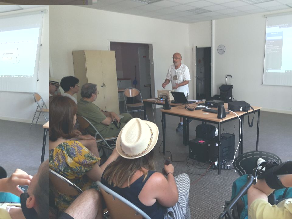 braillerapsp's tweet photo. Présentation du projet et de l'embosseuse Braille open source BrailleRapSP dans le cadre des conférences #Fab14Distributed #fabnum #humanlab #fablab #OpenSource @MyHumanKit #braille https://t.co/FdKwUfqzkW