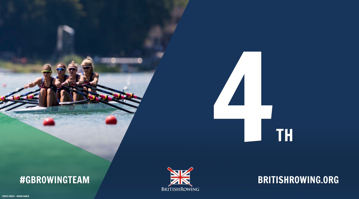RESULT: <a href="/MaddieArlett/">Maddie Arlett</a>, <a href="/Fran_Rawlins/">Fran Rawlins</a>, <a href="/GemmaHall8/">Gemma Hall</a> &amp; <a href="/Ellielewis/">Ellie Lewis</a> fall just behind the German crew in the final 500m and will finish in 4th place in the LW4x Final. 

#GBRowingTeam #WRCLucerne