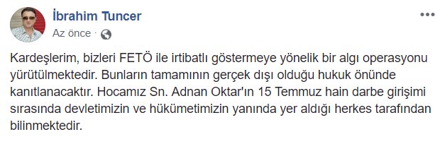 HarunYahyayıSeviyoruz

. Hocamız Sn. Adnan Oktar'ın 15 Temmuz hain darbe girişimi sırasında devletimizin ve hükümetimizin yanında yer aldığı herkes tarafından bilinmektedir.

#ingilizderindevleti  #FETÖ #ümitkuruca #fıratdevelioğlu #akit #algıoperasyonu