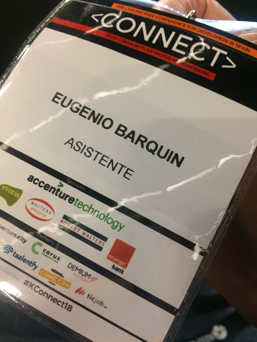 eu_barquin's tweet photo. Ya está a punto de comenzar el #Kconnect18 https://t.co/WIy3KixPFs
