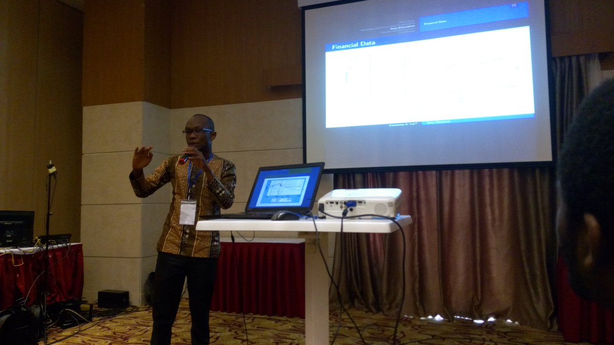 LucZanmenou's tweet photo. My presentation on the South Africa term structure at #AfES2018 in #Benin @ASE_cotonou @AERCAFRICA @CalebDohou https://t.co/RydYnZX0GS
