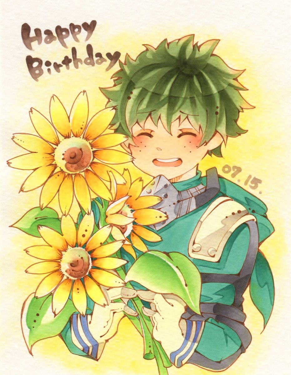 いつも頑張ってる君が大好き
#緑谷出久生誕祭2018 