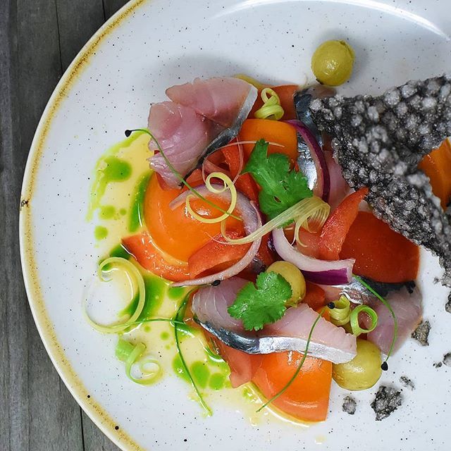 NT_House's tweet photo. Feel like something light fresh and healthy? Try mackerel, heritage tomato &amp; gooseberry ceviche on our set menu.
.
👨‍🍳@chef.polis
.
.
.
.
.
.
.
.
#foodie  #igers #instadaily #picoftheday #photooftheday #instagood #eeeeeats #feedfeed #foodart  #yummy … https://t.co/ZroFL5XBtF https://t.co/oiaTdGWibA