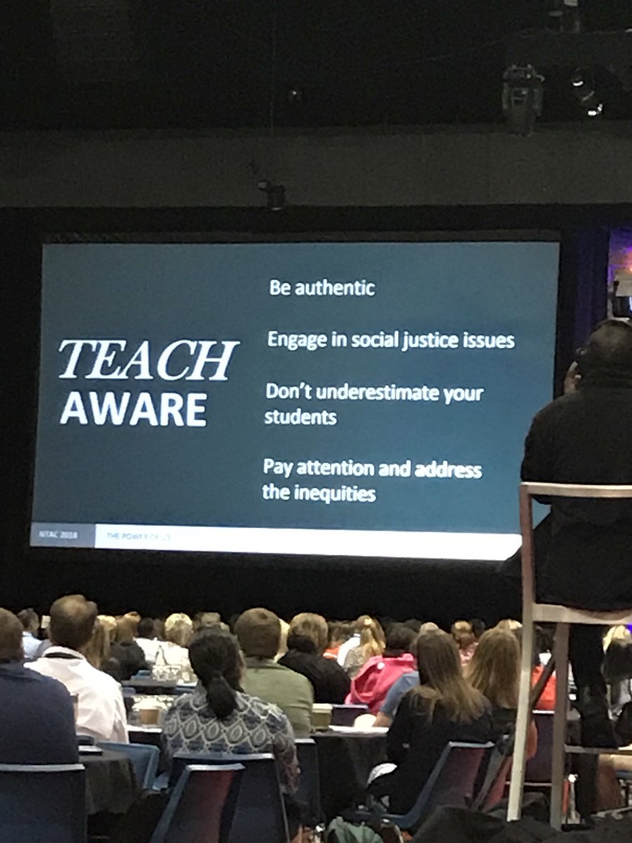 SilvanaRossett1's tweet photo. Teach aware #NTAC18 https://t.co/UVwD53Wlvz