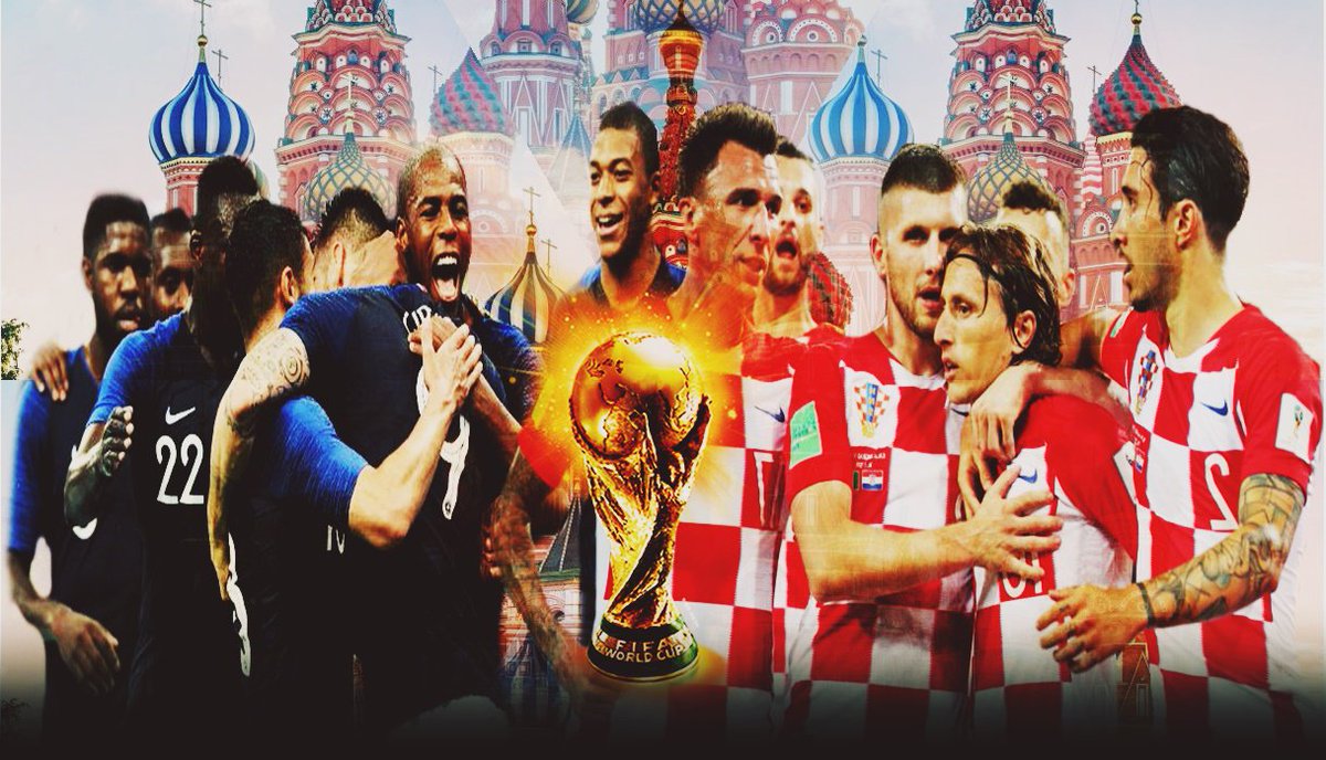 MundFutBR's tweet photo. 💣 Tem planos para Amanhã  ? Cancele-os.

Mbappe  🆚 Modric  

 Didier Deschamps 🆚 Zlatko Dalic 

#FRA  🆚 #CRO  

Final da #Copa2018

📍Luzhniki Stadium  

🗓 Domingo  

🕡 11:00

📺 Globo;SporTV e FoxSports https://t.co/qeDnsn7UTH
