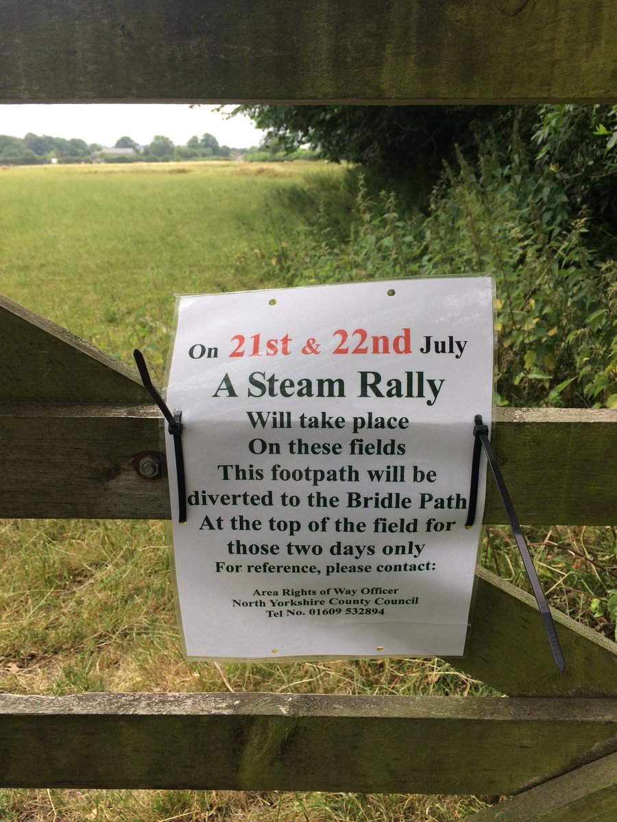 MashamSteam's tweet photo. SEVEN days til the 2018 Rally. Always seems more real once these signs go up. https://t.co/8wUQ4AnGCG